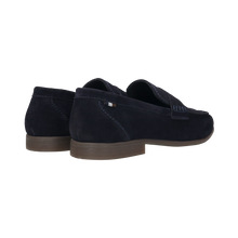 Load image into Gallery viewer, Bugatti Navy Blue Suede Loafers 311-AW660-1400 4100