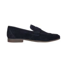 Load image into Gallery viewer, Bugatti Navy Blue Suede Loafers 311-AW660-1400 4100