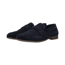Load image into Gallery viewer, Bugatti Navy Blue Suede Loafers 311-AW660-1400 4100