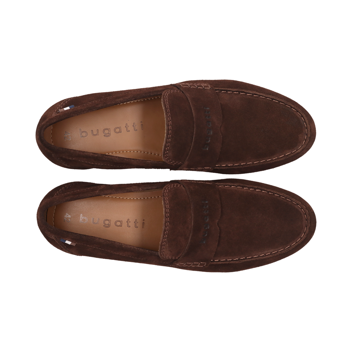 Bugatti Brown Suede Loafers 311-AW660-1400 6100