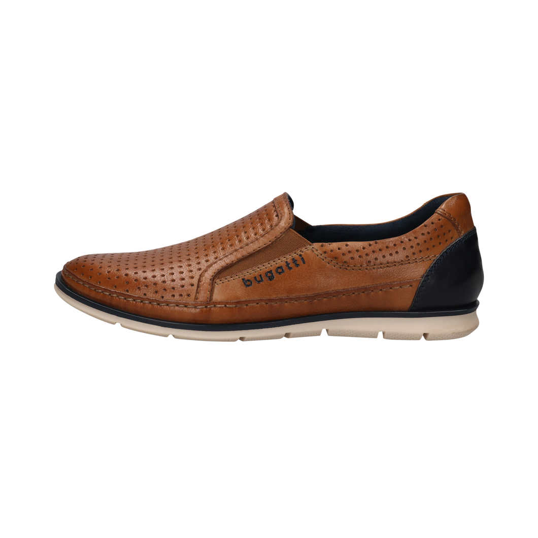 Bugatti Cognac Slip On Shoe 321-ARU60-1000 6300