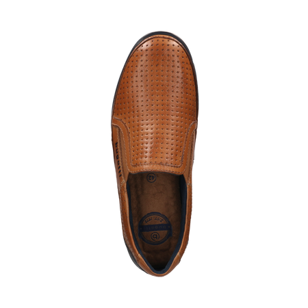 Bugatti Cognac Slip On Shoe 321-ARU60-1000 6300