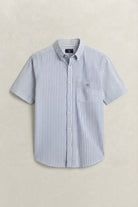 Gant Green Blue Striped Shirt 3262003 308