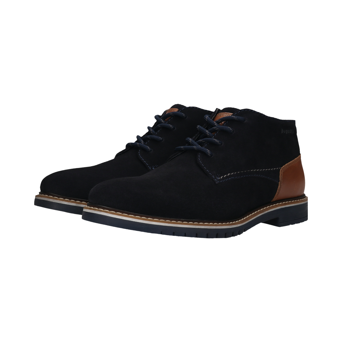 Bugatti Navy Lace Boots 331-8373H-1400 4100