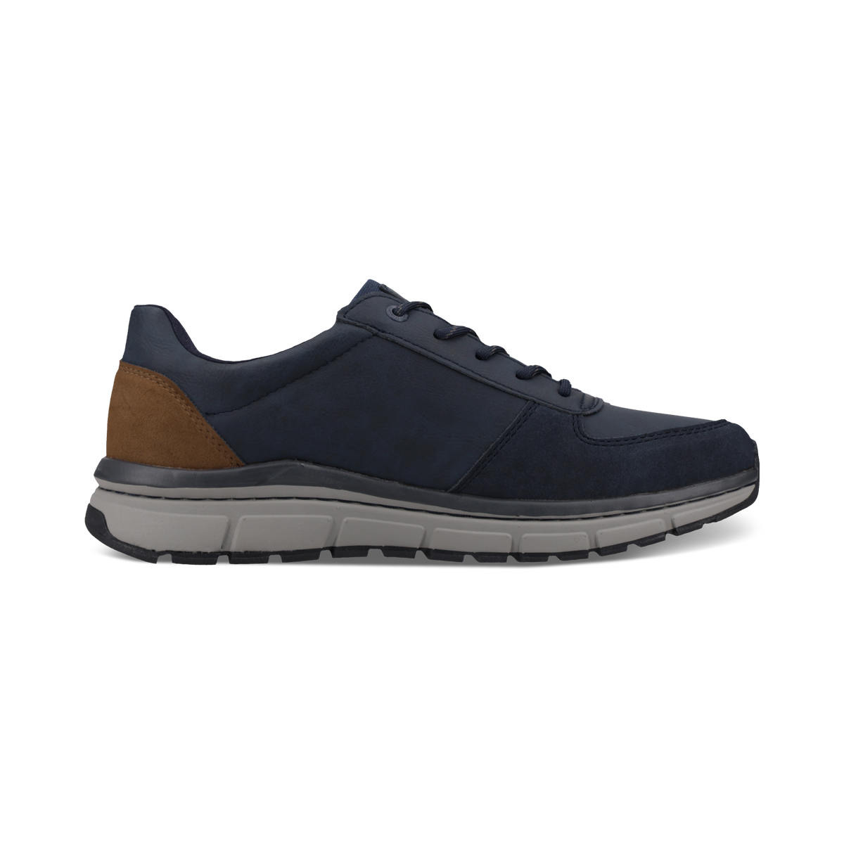 Bugatti Navy Lace Up Zip Shoe 331-AOS01-5200 4100