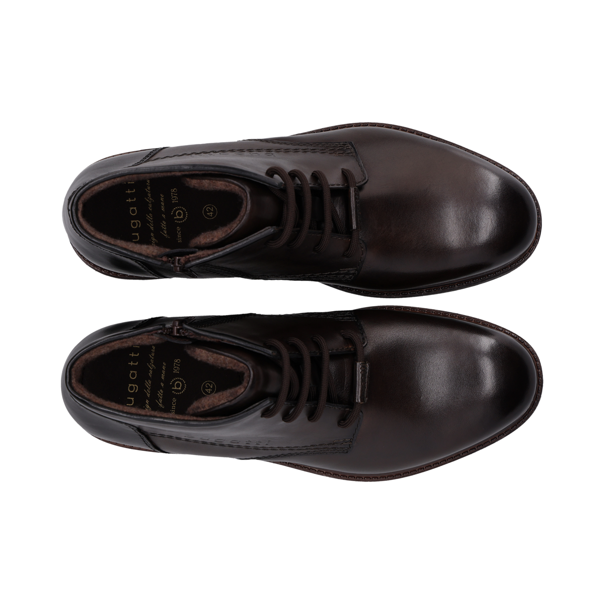 Bugatti Dark Brown Lace Up Boots 331-AYR31-1100 6100