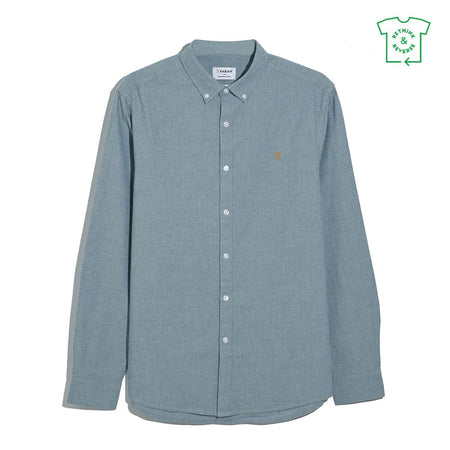 Farah Blue Shirt F4WHF029 401