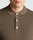 Remus Uomo Brown Long Sleeve Polo 58690 47