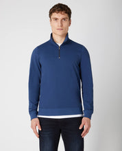 Load image into Gallery viewer, Remus Uomo 58766 27 | Half Zip Sweatshirt in Blue