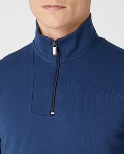 Remus Uomo 58766 27 | Half Zip Sweatshirt in Blue