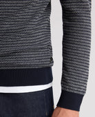 Remus Uomo Navy Long Sleeve Polo 58884 28