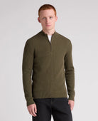 Remus Uomo Green Zip Knit 58890 34