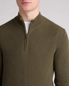 Remus Uomo Green Zip Knit 58890 34