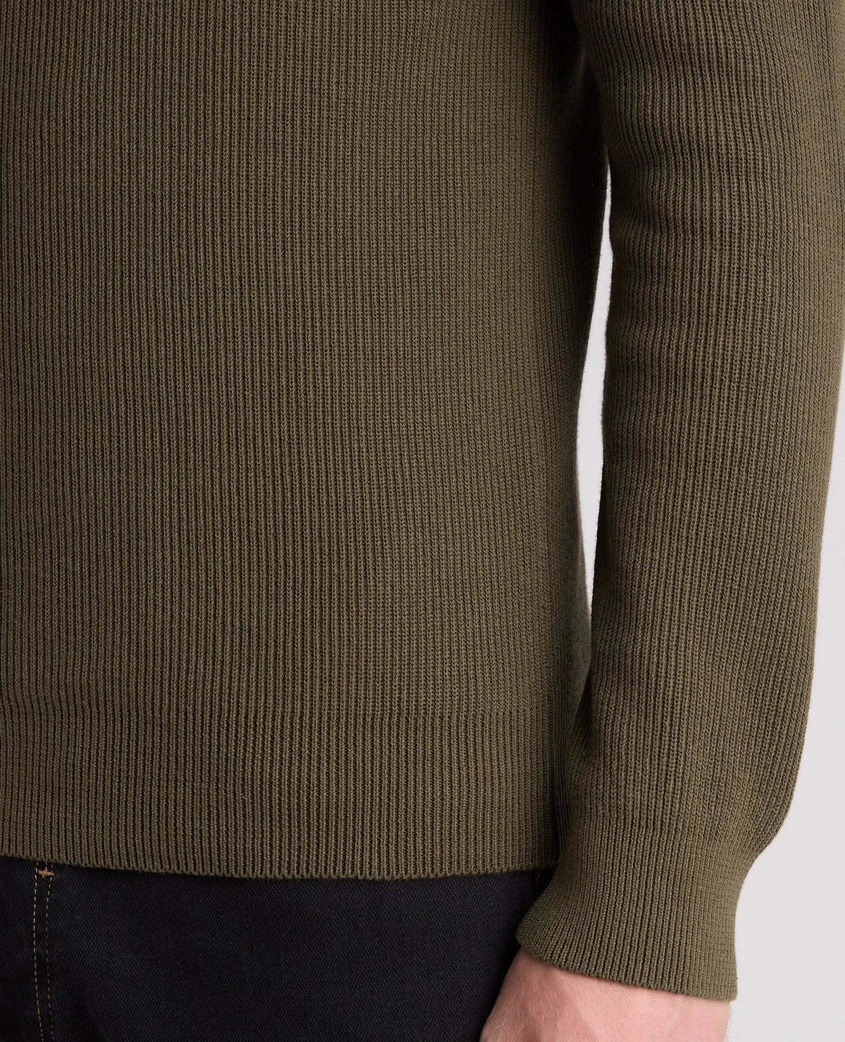 Remus Uomo Green Zip Knit 58890 34