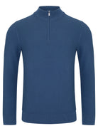 Remus Uomo Blue Zip Knit 58892 25