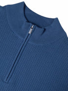Remus Uomo Blue Zip Knit 58892 25