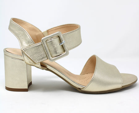 Bioeco Gold Leather Sandals 4253 2957+2957