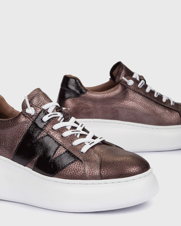 Wonders Platform Trainers plum black A-2660