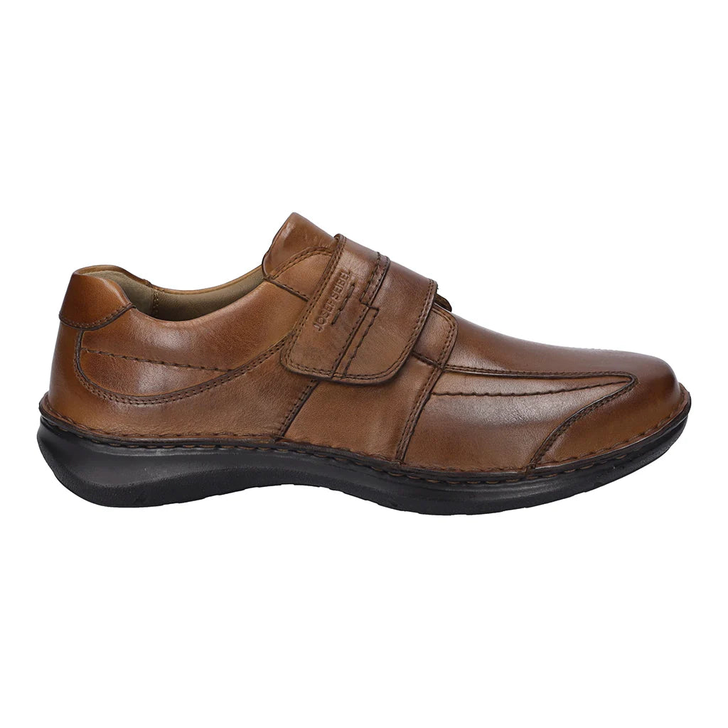 Josef Seibel Cognac Velcro Shoe New Anvers 02