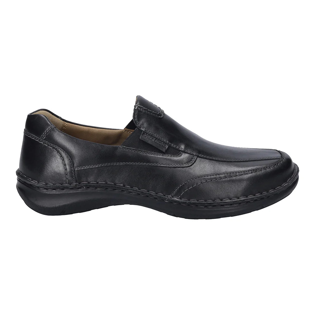 Josef Seibel Black Slip On New Anvers 67