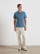 Farah Blue Polo Shirt F4KSC017 405