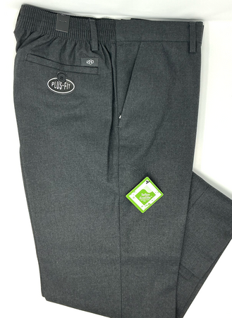 1880 Club Boys Plus Fit Grey School Trousers 62763 05