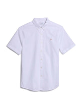 Load image into Gallery viewer, Farah White Brewer Short Sleeve Shirt F4WSB061 104