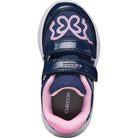 Geox Navy Blue Girls Trainers B654TA