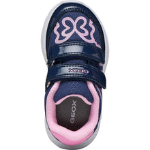 Load image into Gallery viewer, Geox Navy Blue Girls Trainers B654TA