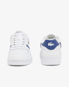 Lacoste White Blue Leather Trainers 48SMA0031 042