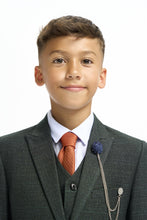 Load image into Gallery viewer, Cavani Caridi Olive Green 3 Piece Boys Suit