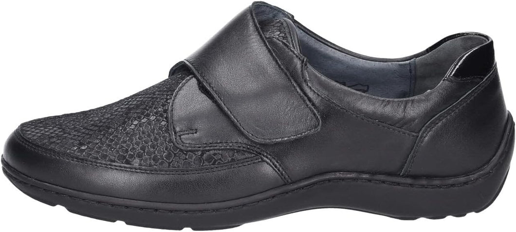 Waldläufer Black Velcro Shoe 496H31
