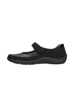 Load image into Gallery viewer, Waldläufer Black Velcro Shoe 496H33-350-001
