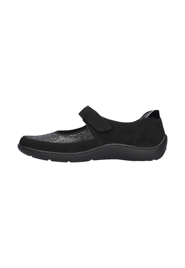 Waldläufer Black Velcro Shoe 496H33-350-001