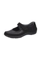 Waldläufer Black Velcro Shoe 496H33-350-001