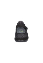 Load image into Gallery viewer, Waldläufer Black Velcro Shoe 496H33-350-001