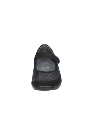 Waldläufer Black Velcro Shoe 496H33-350-001