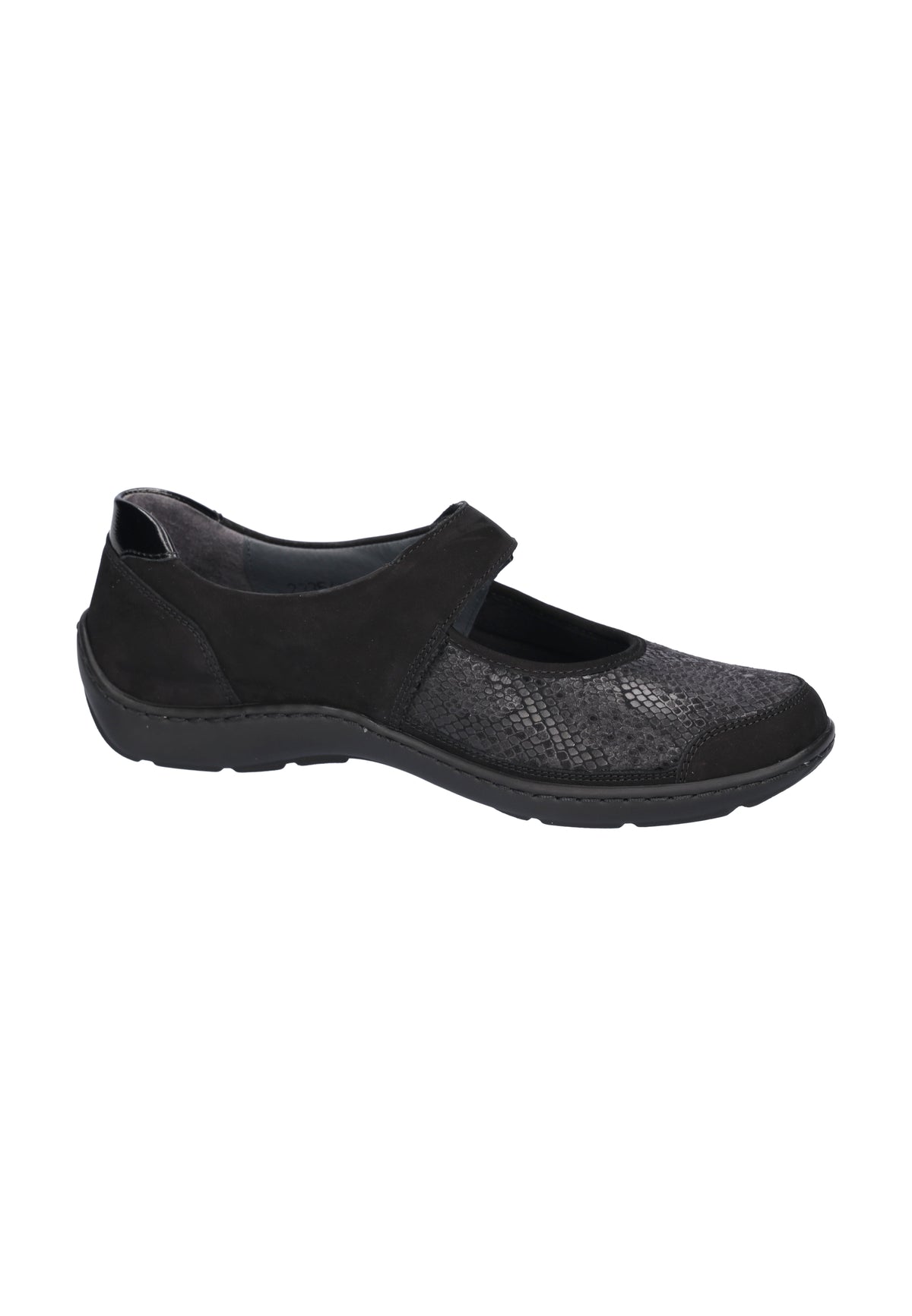 Waldläufer Black Velcro Shoe 496H33-350-001