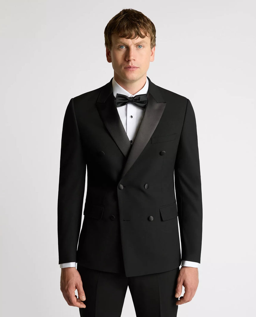 Remus Uomo Black Slim Tux Jacket 12165d 00