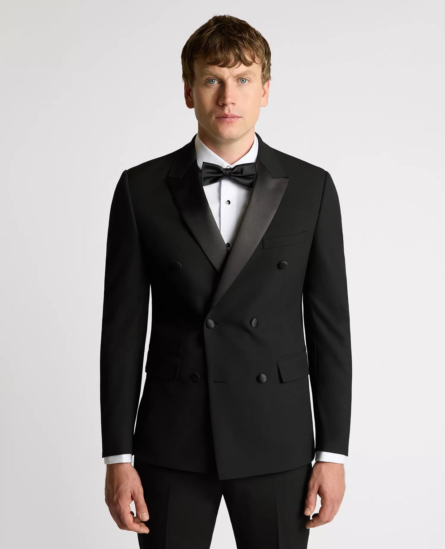 Remus Uomo Black Slim Tux Jacket 12165d 00