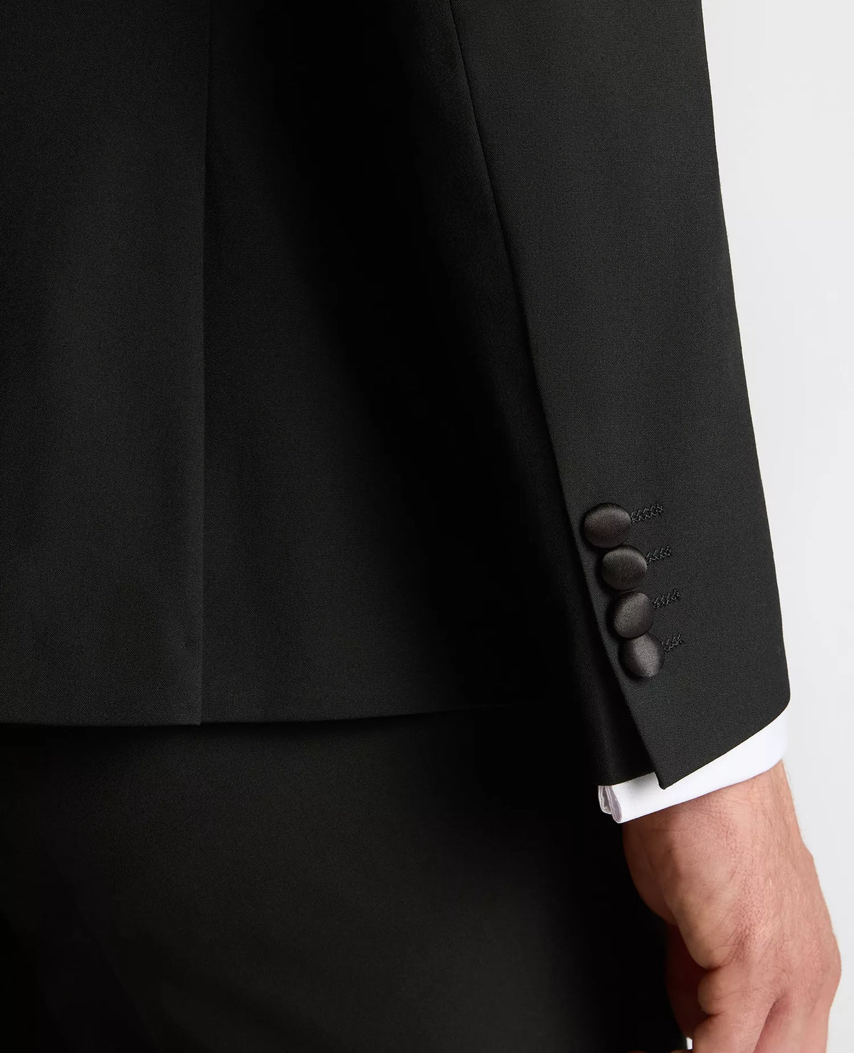 Remus Uomo Black Slim Tux Jacket 12165d 00