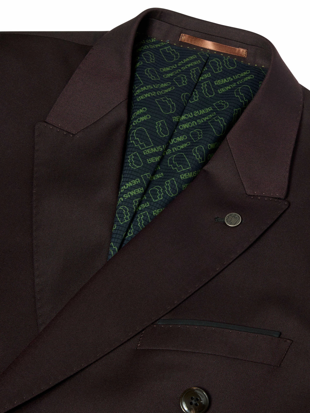 Remus Uomo Burgundy Double Breasted Suit Jacket 12742d 69