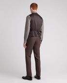 Remus Uomo Peppe Brown Waistcoat 52741 47