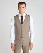 Remus Uomo Peppe Taupe Waistcoat 52741 96