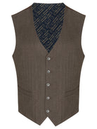 Remus Uomo Peppe Brown Waistcoat 52746 48