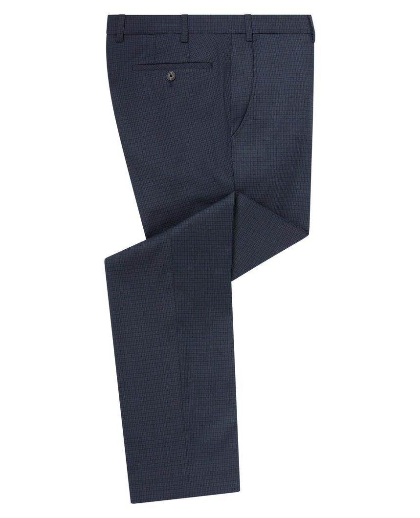 Remus Uomo | Peppe Slim Fit Suit Trousers in Blue | 72285 27