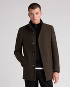 Remus Uomo Jonah Wool Coat Dark Green 90374 38
