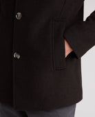 Remus Uomo Jonah Wool Coat Dark Brown 90374 49
