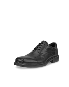 Ecco 500174 | Helsinki Leather Bike Toe Derby Shoe in Black