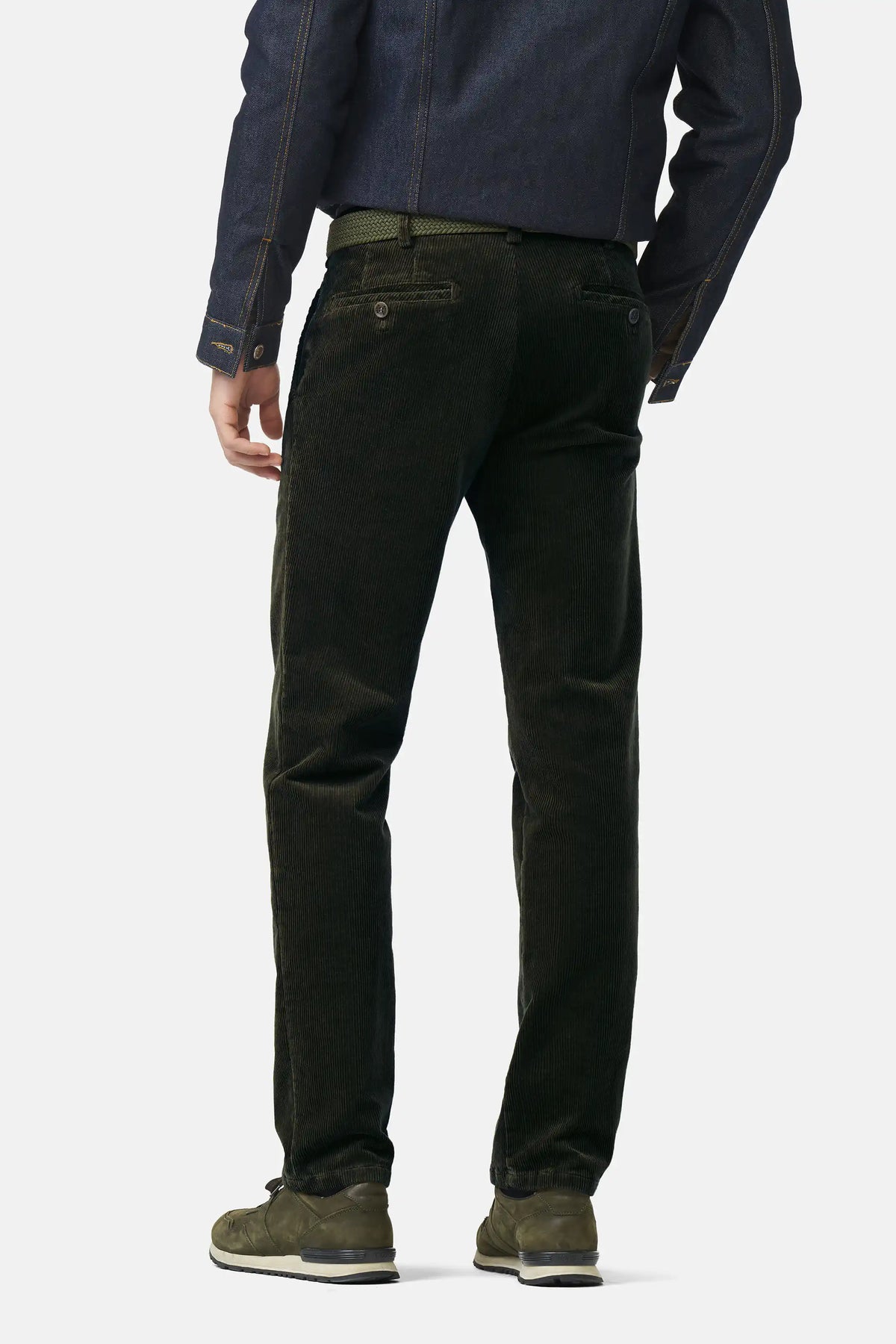 Meyer Roma Olive Green Cords 3708 27